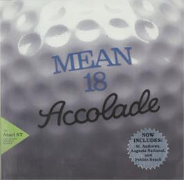 Box cover for Mean 18 on the Atari ST.