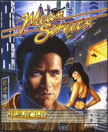 Box cover for Mean Streets on the Atari ST.