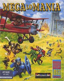 Box cover for Mega Lo Mania & First Samurai on the Atari ST.