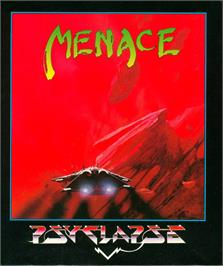 Box cover for Menace on the Atari ST.