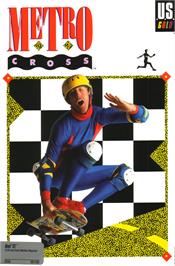 Box cover for Metro-Cross on the Atari ST.
