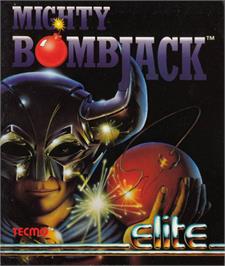 Box cover for Mighty Bombjack on the Atari ST.