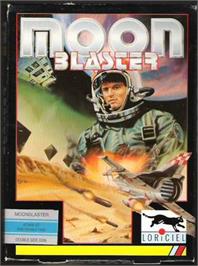Box cover for Moon Blaster on the Atari ST.