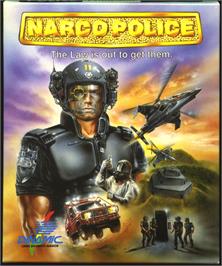 Box cover for Narco Police on the Atari ST.