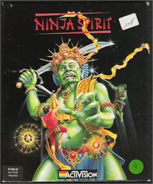 Box cover for Ninja Spirit on the Atari ST.