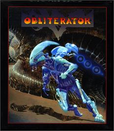 Box cover for Obliterator on the Atari ST.