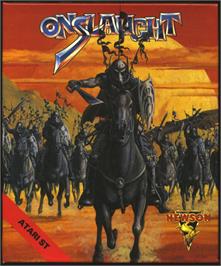 Box cover for Onslaught on the Atari ST.
