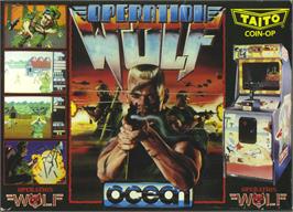 Box cover for Operation Wolf on the Atari ST.