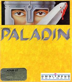 Box cover for Paladin on the Atari ST.
