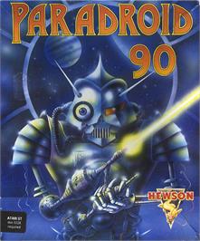 Box cover for Paradroid 90 on the Atari ST.