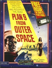 Box cover for Plan 9 From Outer Space on the Atari ST.