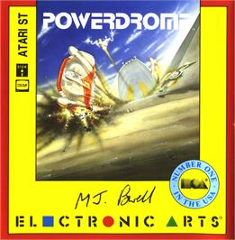 Box cover for Powerdrome on the Atari ST.