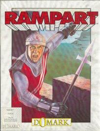 Box cover for Rampart on the Atari ST.