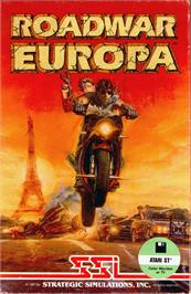 Box cover for Roadwar Europa on the Atari ST.