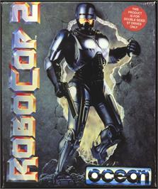 Box cover for Robotron on the Atari ST.
