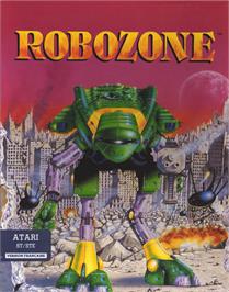 Box cover for Robozone on the Atari ST.