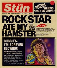 Box cover for Rock Star Ate my Hamster on the Atari ST.