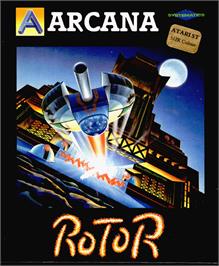 Box cover for Rotor on the Atari ST.