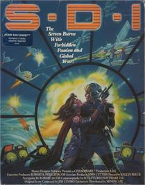 Box cover for S.D.I. on the Atari ST.