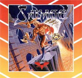 Box cover for Savage on the Atari ST.