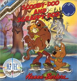 Box cover for Scooby Doo and Scrappy Doo on the Atari ST.