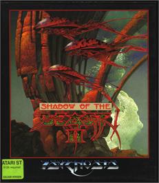 Box cover for Shadow of the Beast 2 on the Atari ST.