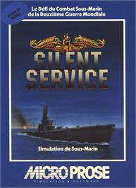 Box cover for Silent Service on the Atari ST.
