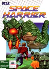 Box cover for Space Harrier on the Atari ST.