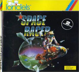 Box cover for Space Racer on the Atari ST.