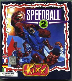 Box cover for Speedball 2: Brutal Deluxe on the Atari ST.