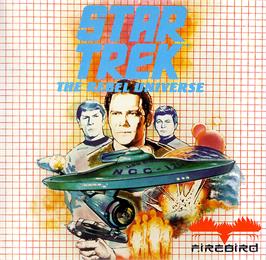 Box cover for Star Trek The Rebel Universe on the Atari ST.