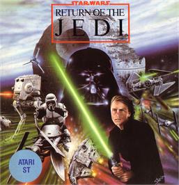 Box cover for Star Wars: Return of the Jedi on the Atari ST.