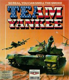 Box cover for Team Yankee on the Atari ST.