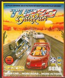 Box cover for Turbo Out Run on the Atari ST.
