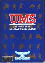 Box cover for UMS: The Universal Military Simulator on the Atari ST.