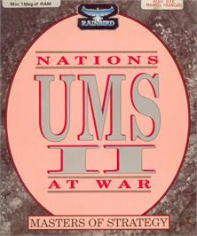 Box cover for UMS II: Nations at War on the Atari ST.