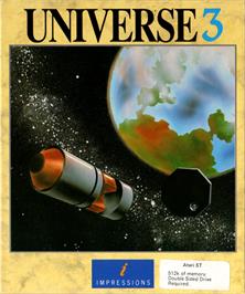 Box cover for Universe 3 on the Atari ST.