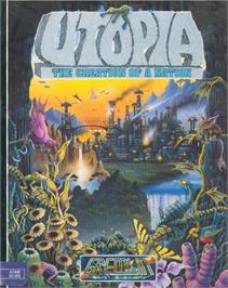 Box cover for Utopia: The Creation of a Nation on the Atari ST.