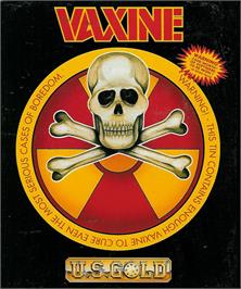 Box cover for Vaxine on the Atari ST.