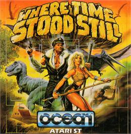 Box cover for Where Time Stood Still on the Atari ST.