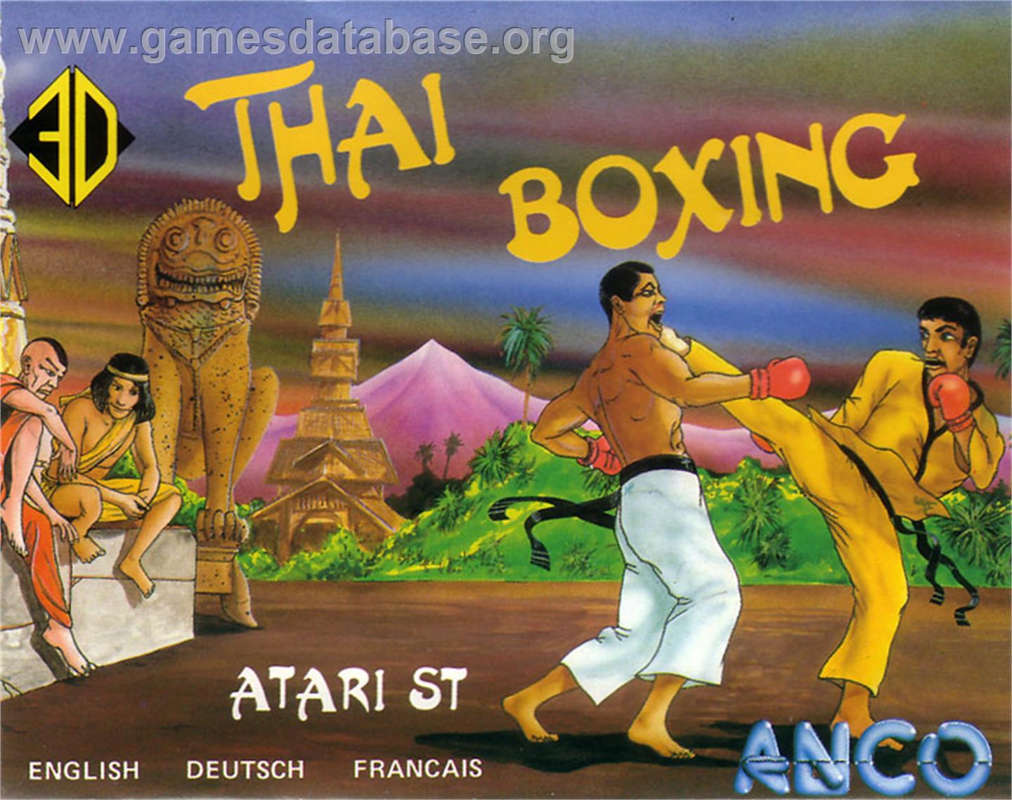 4D Boxing - Atari ST - Artwork - Box