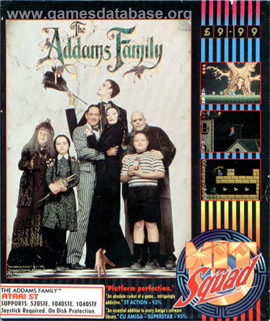 Addams Family, The - Atari ST - Artwork - Box