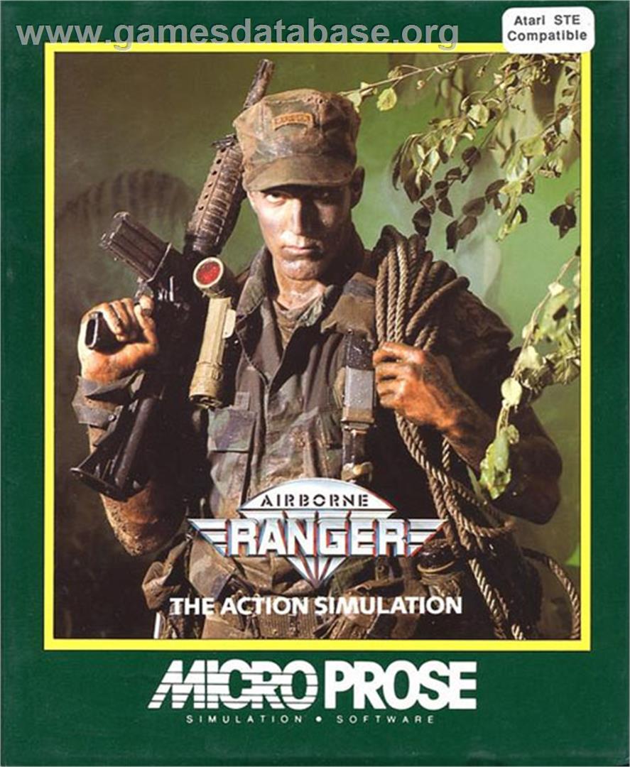 Airborne Ranger - Atari ST - Artwork - Box