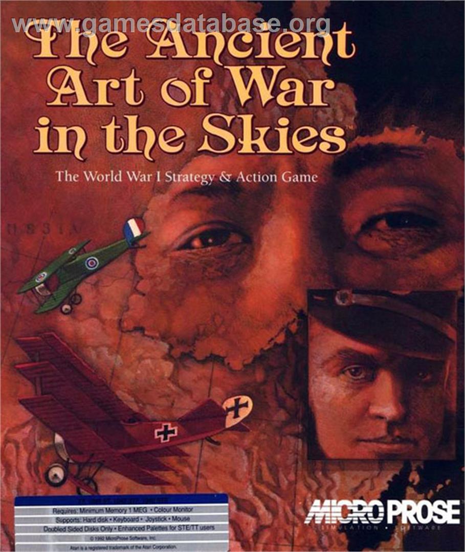 Ancient Art of War in the Skies - Atari ST - Artwork - Box