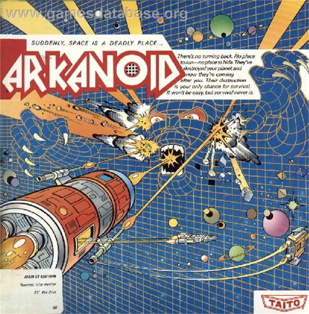 Arkanoid - Atari ST - Artwork - Box
