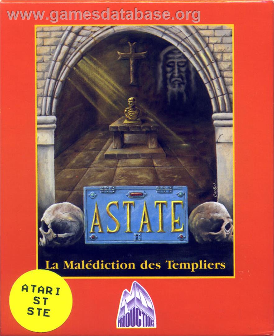 Astate: La Malédiction des Templiers - Atari ST - Artwork - Box