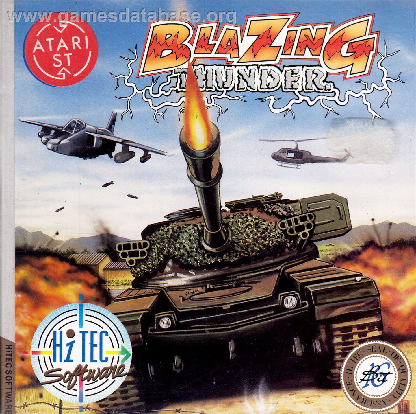 Blazing Thunder - Atari ST - Artwork - Box