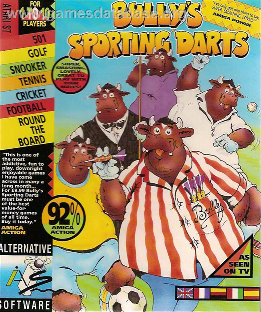 Bully's Sporting Darts - Atari ST - Artwork - Box