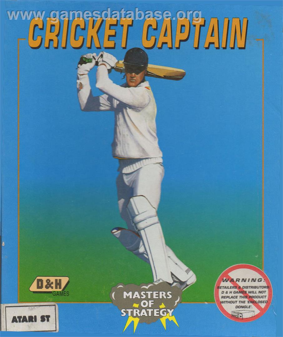 Cricket Captain - Atari ST - Artwork - Box