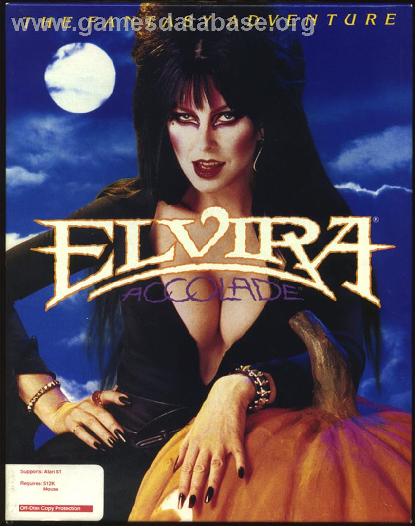Elvira: Mistress of the Dark - Atari ST - Artwork - Box